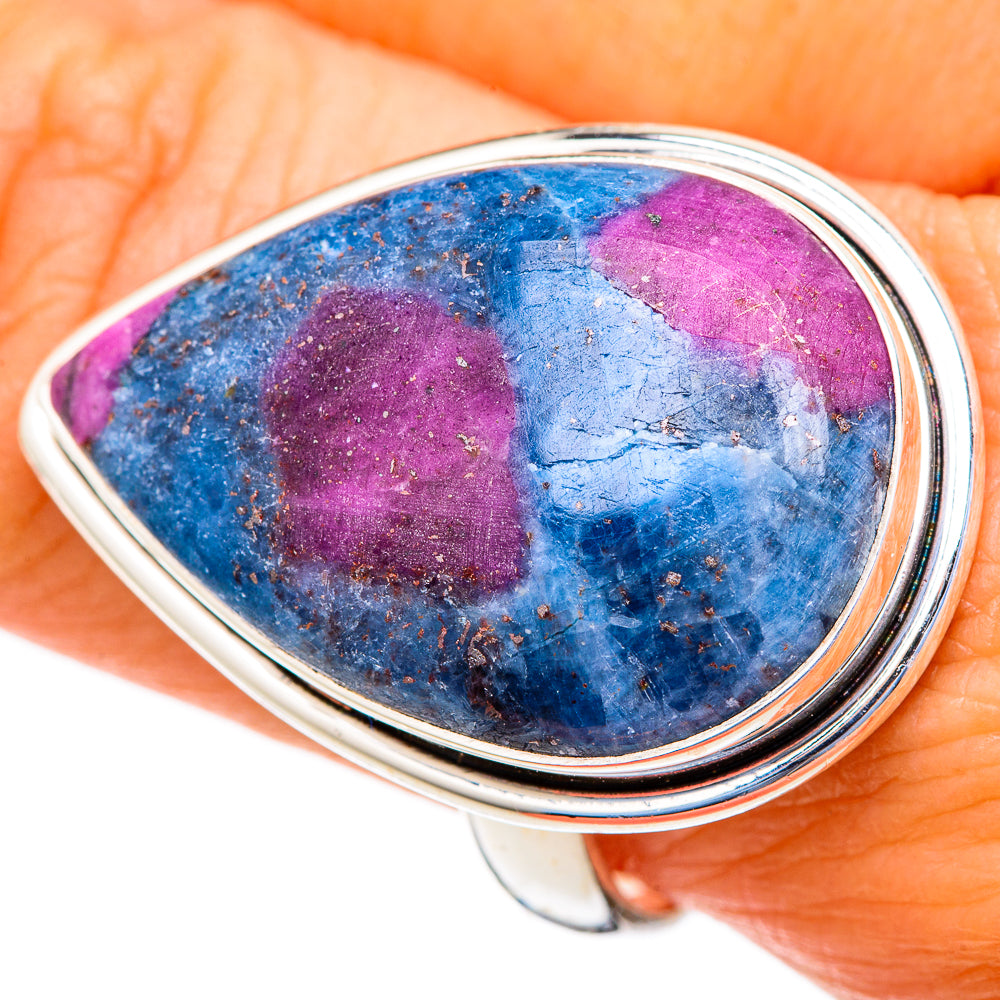 Ruby Fuchsite Rings handcrafted by Ana Silver Co - RING103750