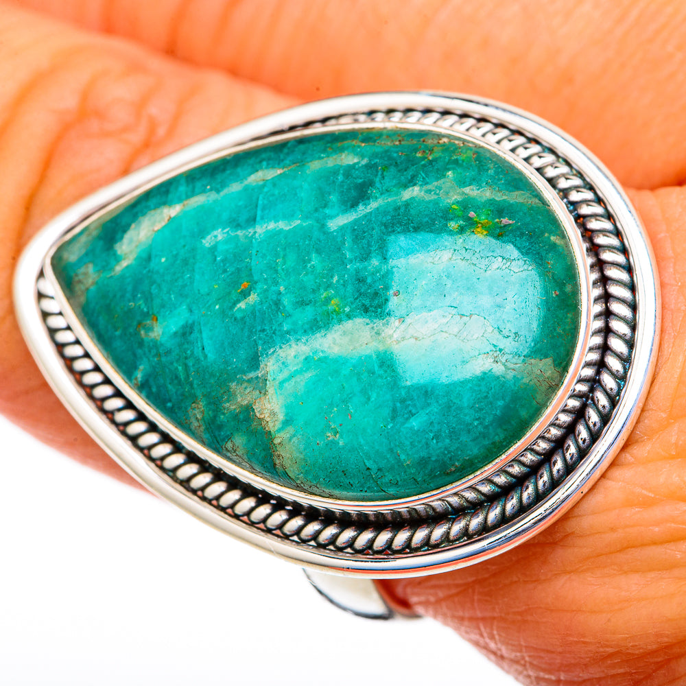 Amazonite Rings handcrafted by Ana Silver Co - RING103762
