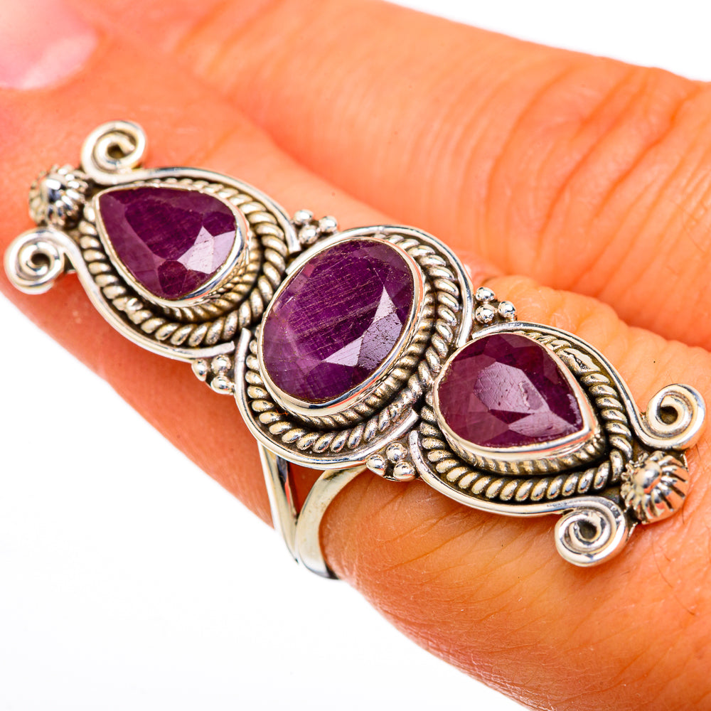 Ruby Rings handcrafted by Ana Silver Co - RING103772