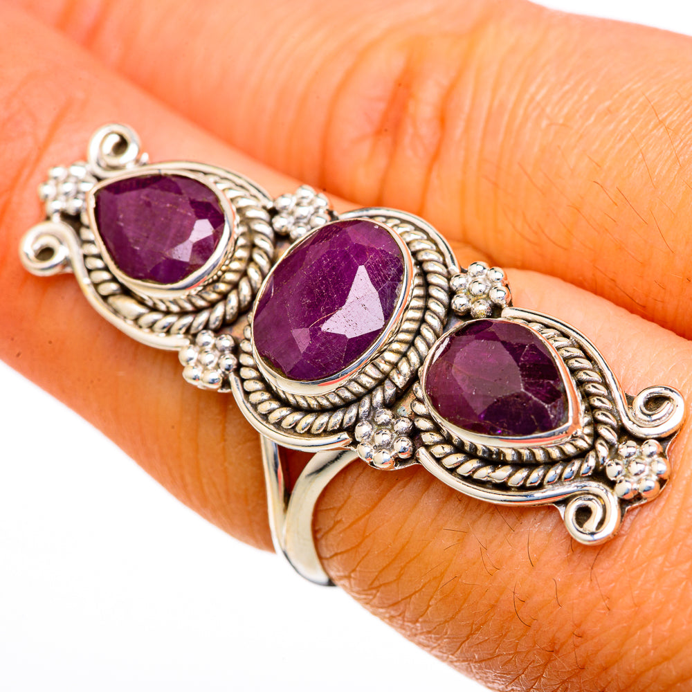 Ruby Rings handcrafted by Ana Silver Co - RING103774
