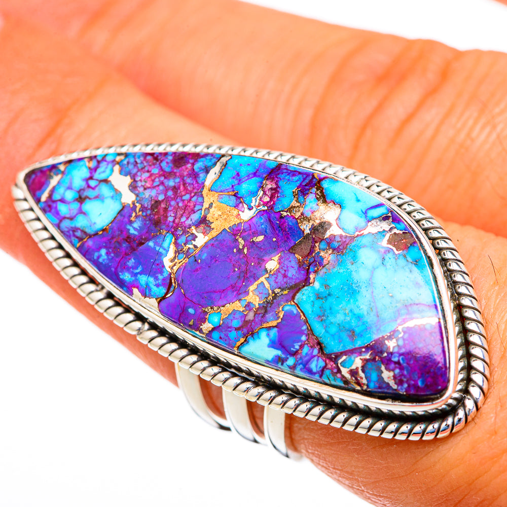 Spiny Turquoise Jasper Rings handcrafted by Ana Silver Co - RING103775