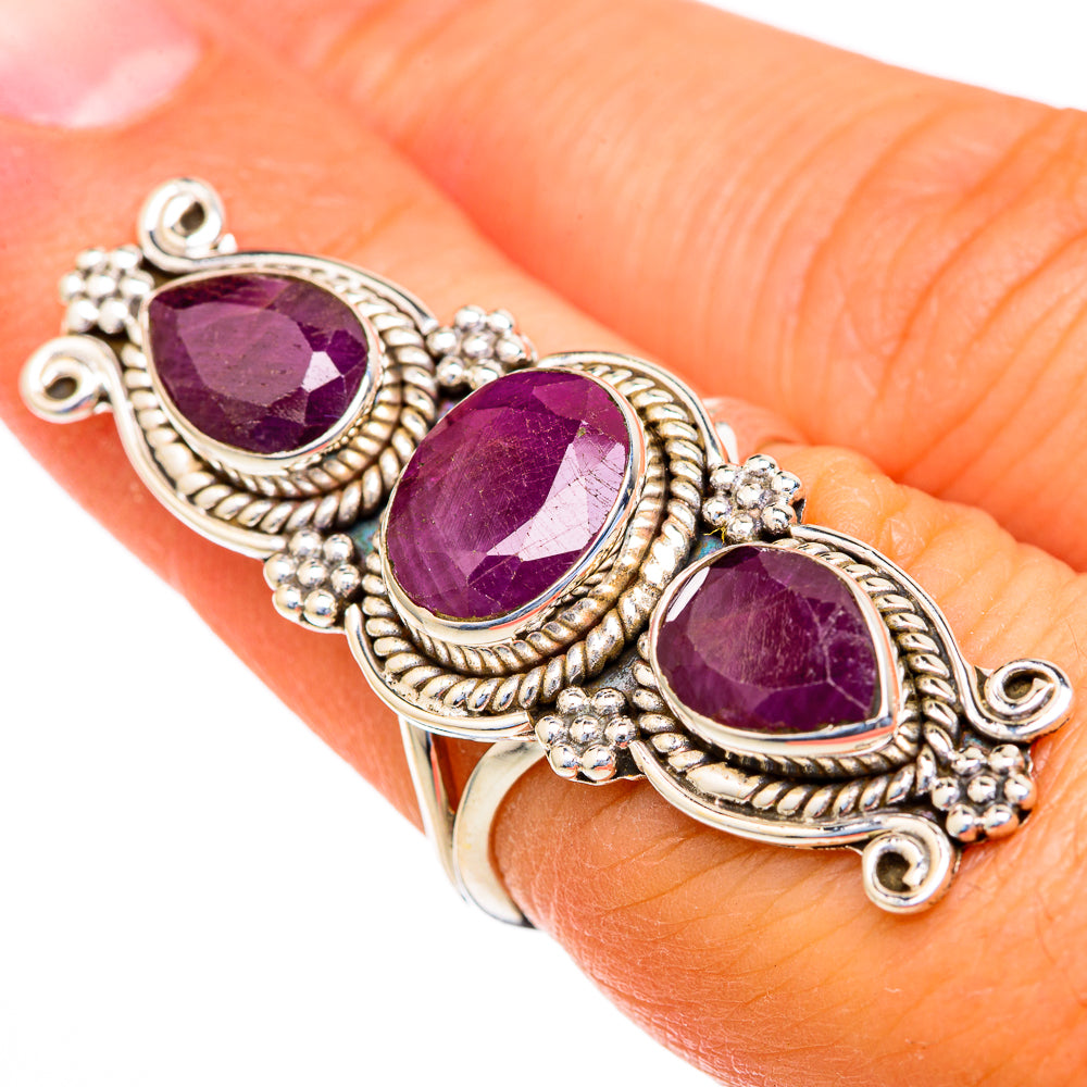 Ruby Rings handcrafted by Ana Silver Co - RING103781