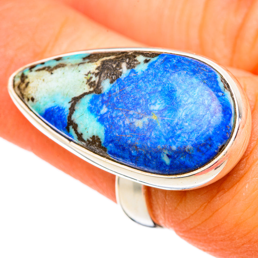 Azurite Rings handcrafted by Ana Silver Co - RING103783
