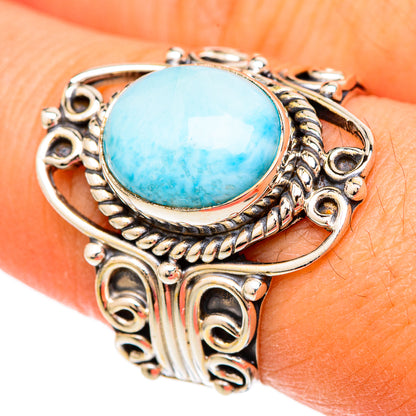 Larimar Rings handcrafted by Ana Silver Co - RING103785