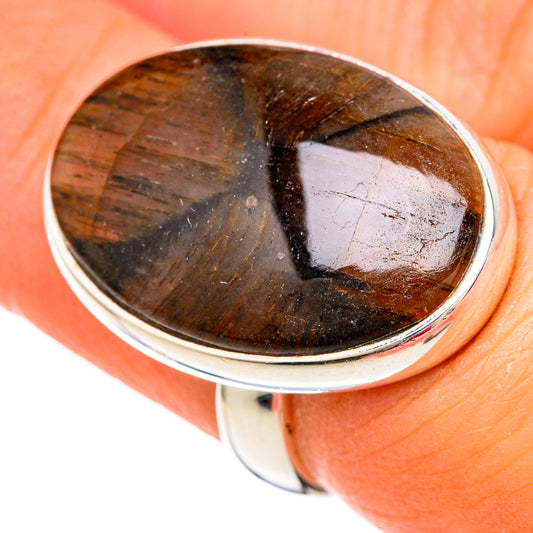 Chiastolite Rings handcrafted by Ana Silver Co - RING103786