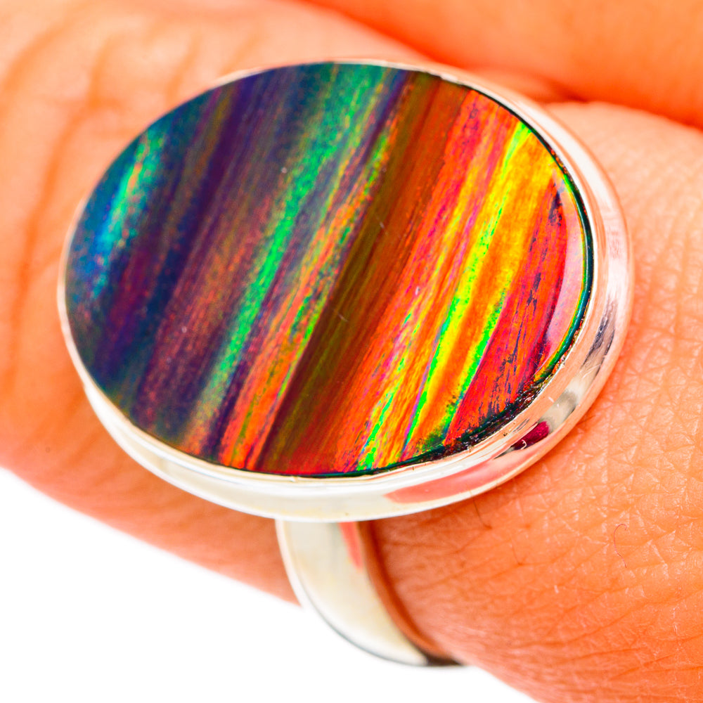 Aura Opal Rings handcrafted by Ana Silver Co - RING103796
