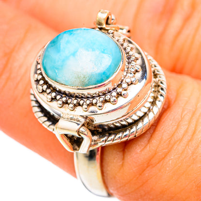 Larimar Rings handcrafted by Ana Silver Co - RING103800