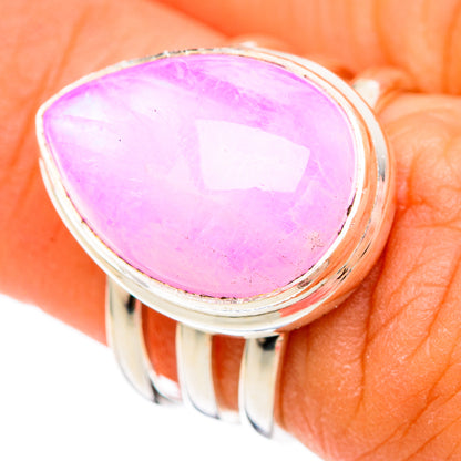 Pink Moonstone Rings handcrafted by Ana Silver Co - RING103804
