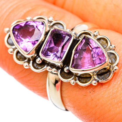 Amethyst Rings handcrafted by Ana Silver Co - RING103809