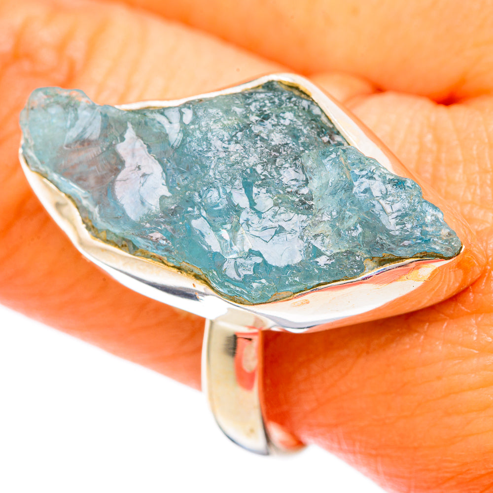 Aquamarine Rings handcrafted by Ana Silver Co - RING103819