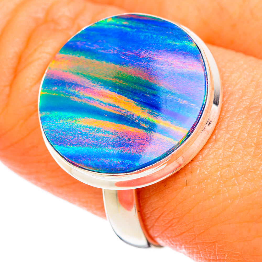 Aura Opal Rings handcrafted by Ana Silver Co - RING103831