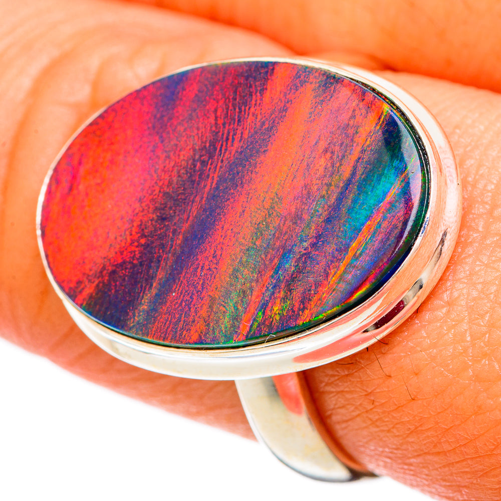 Aura Opal Rings handcrafted by Ana Silver Co - RING103832