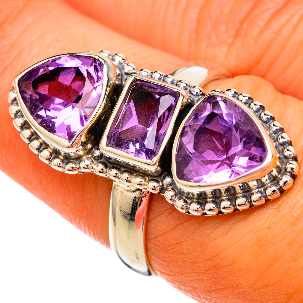 Amethyst Rings handcrafted by Ana Silver Co - RING103852