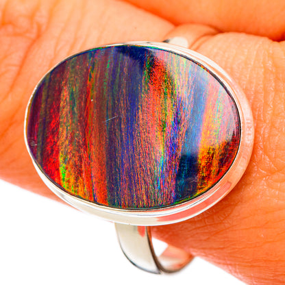 Aura Opal Rings handcrafted by Ana Silver Co - RING103856