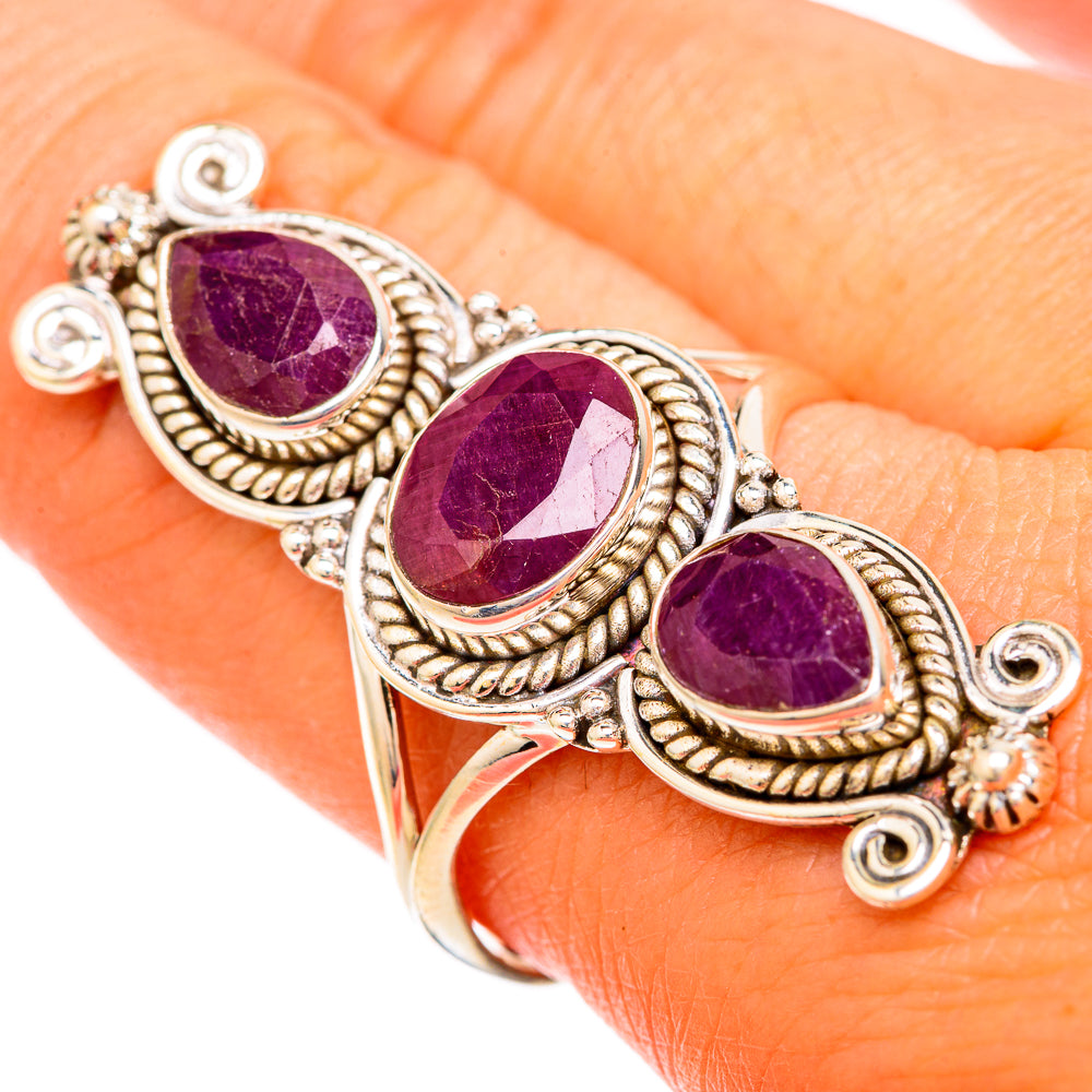 Ruby Rings handcrafted by Ana Silver Co - RING103889