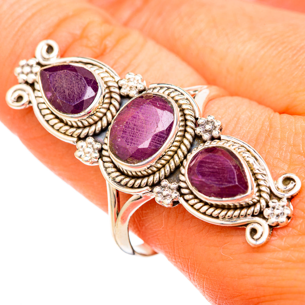 Ruby Rings handcrafted by Ana Silver Co - RING103891