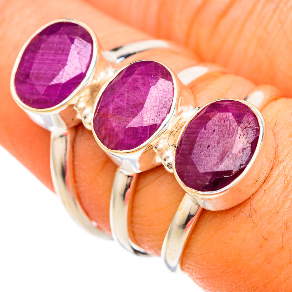Ruby Rings handcrafted by Ana Silver Co - RING103892