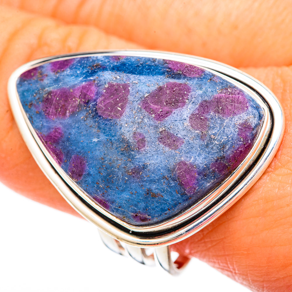 Ruby Fuchsite Rings handcrafted by Ana Silver Co - RING103908