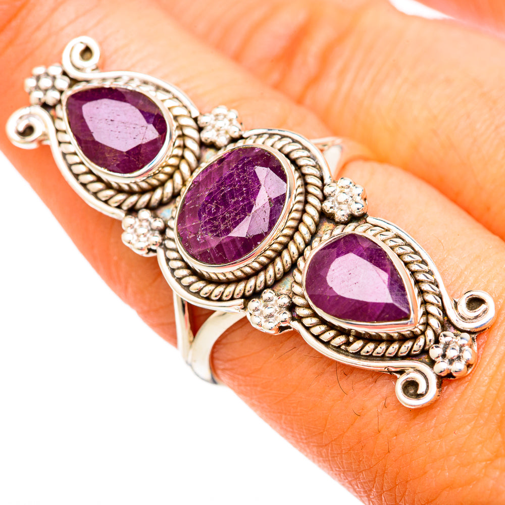Ruby Rings handcrafted by Ana Silver Co - RING103915