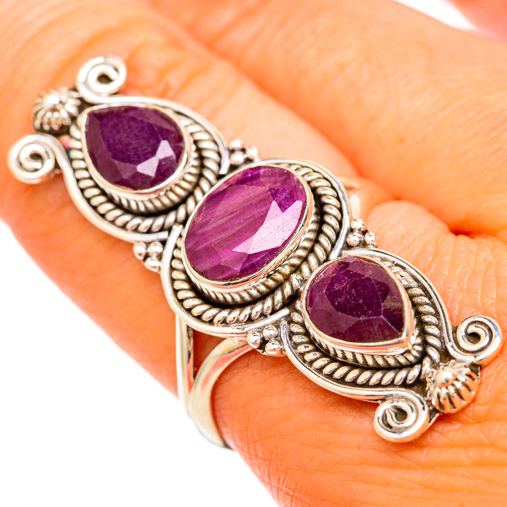 Ruby Rings handcrafted by Ana Silver Co - RING103919