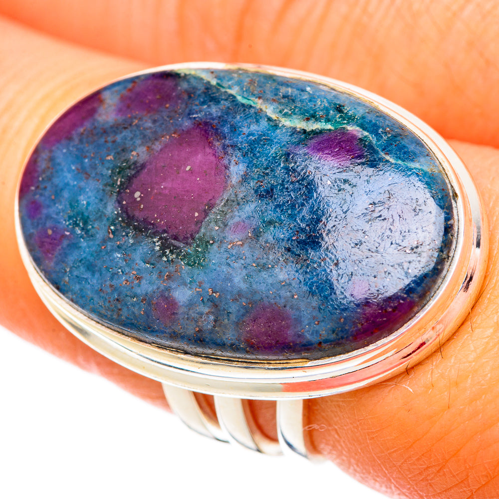 Ruby Fuchsite Rings handcrafted by Ana Silver Co - RING103942
