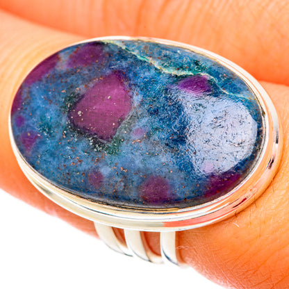 Ruby Fuchsite Rings handcrafted by Ana Silver Co - RING103942