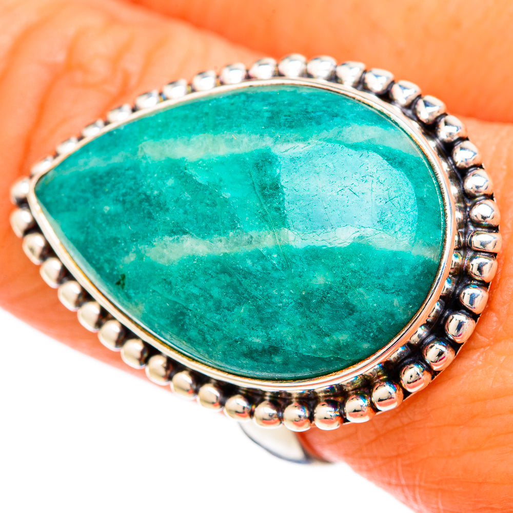 Amazonite Rings handcrafted by Ana Silver Co - RING103944