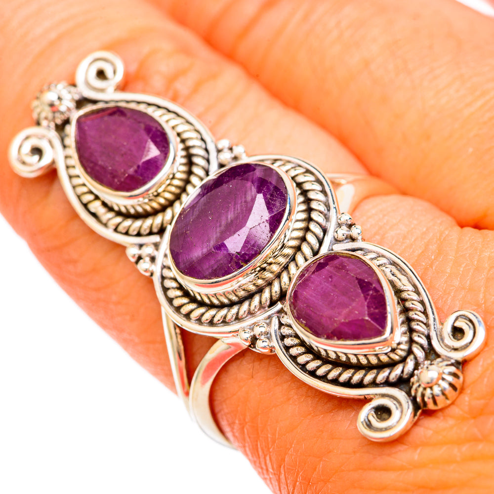 Ruby Rings handcrafted by Ana Silver Co - RING103948