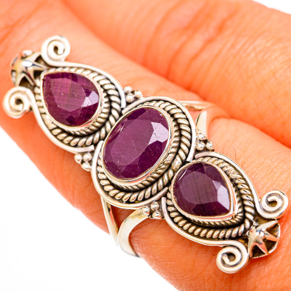 Ruby Rings handcrafted by Ana Silver Co - RING103950