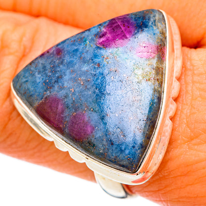 Ruby Fuchsite Rings handcrafted by Ana Silver Co - RING103965