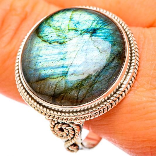 Labradorite Rings handcrafted by Ana Silver Co - RING103967