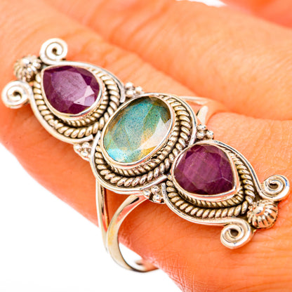 Labradorite Rings handcrafted by Ana Silver Co - RING103974