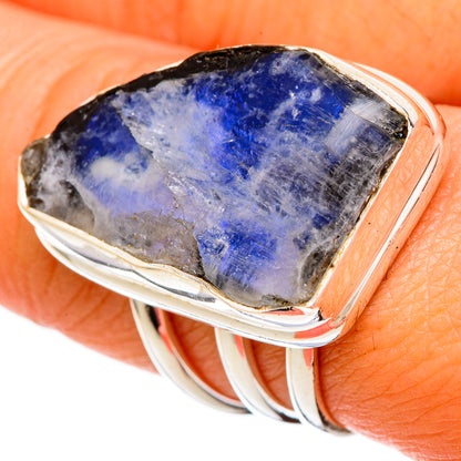 Rainbow Moonstone Rings handcrafted by Ana Silver Co - RING103983