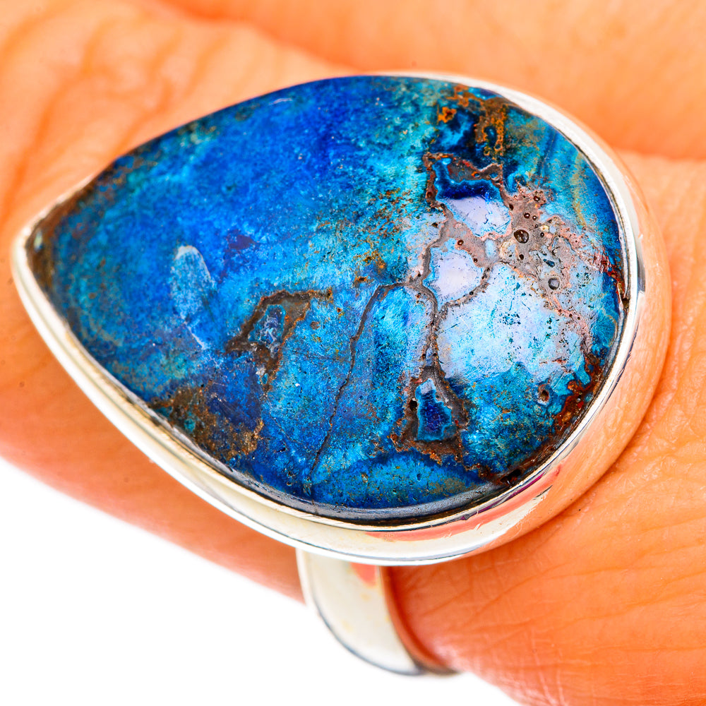 Azurite Rings handcrafted by Ana Silver Co - RING103988