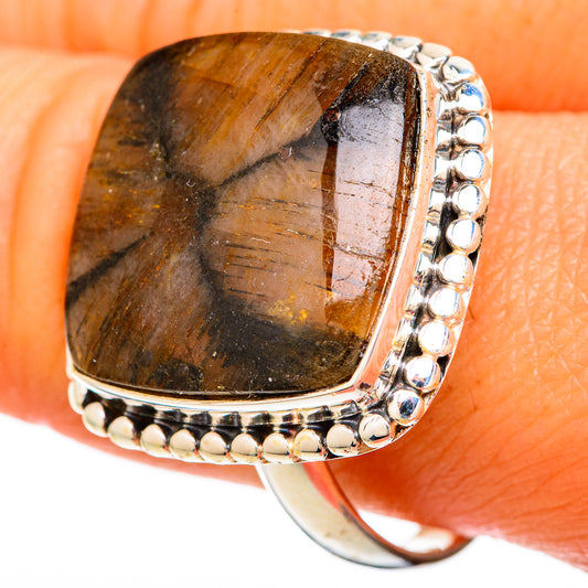 Chiastolite Rings handcrafted by Ana Silver Co - RING103995