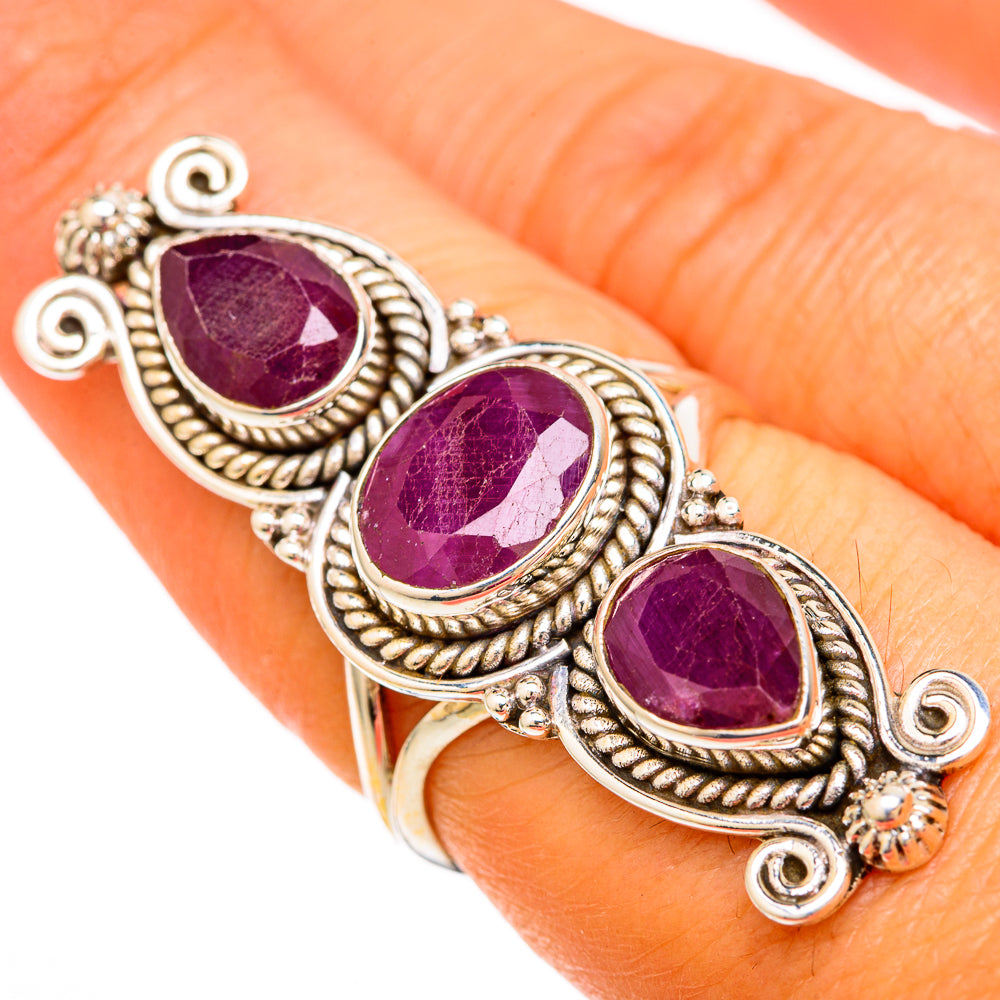 Ruby Rings handcrafted by Ana Silver Co - RING103996