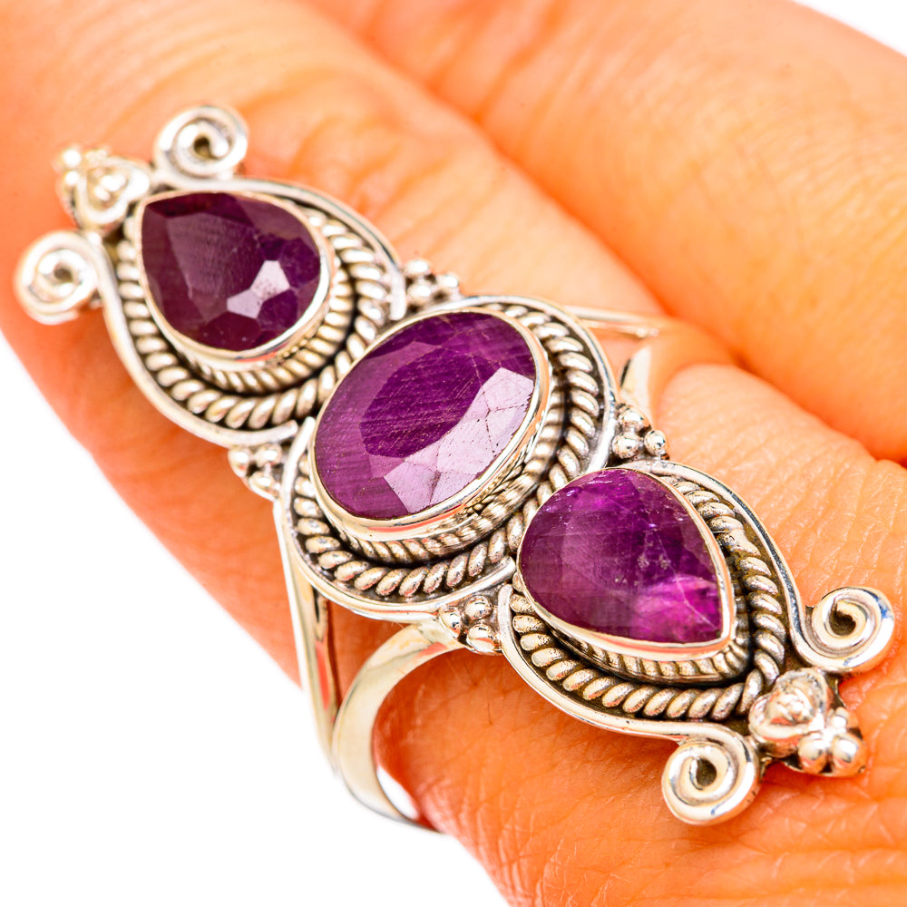 Ruby Rings handcrafted by Ana Silver Co - RING103998
