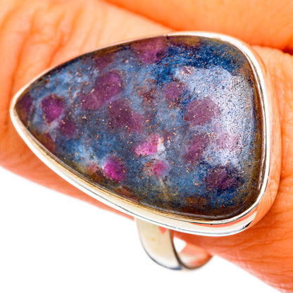 Ruby Fuchsite Rings handcrafted by Ana Silver Co - RING104010