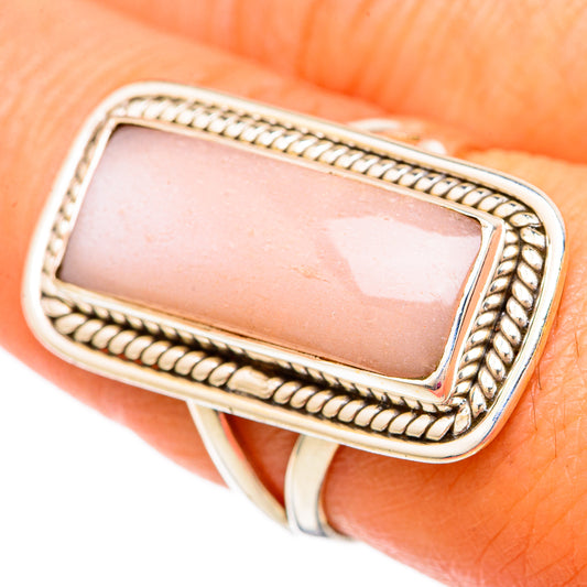 Pink Opal Rings handcrafted by Ana Silver Co - RING104018