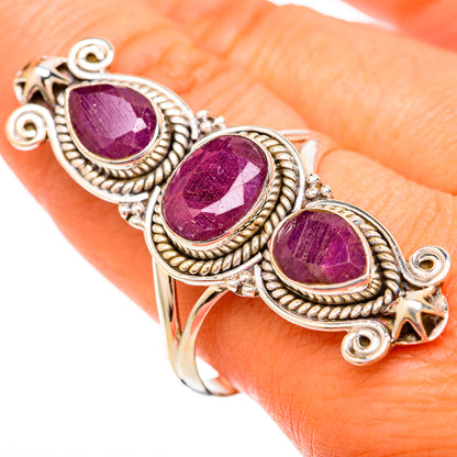 Ruby Rings handcrafted by Ana Silver Co - RING104019