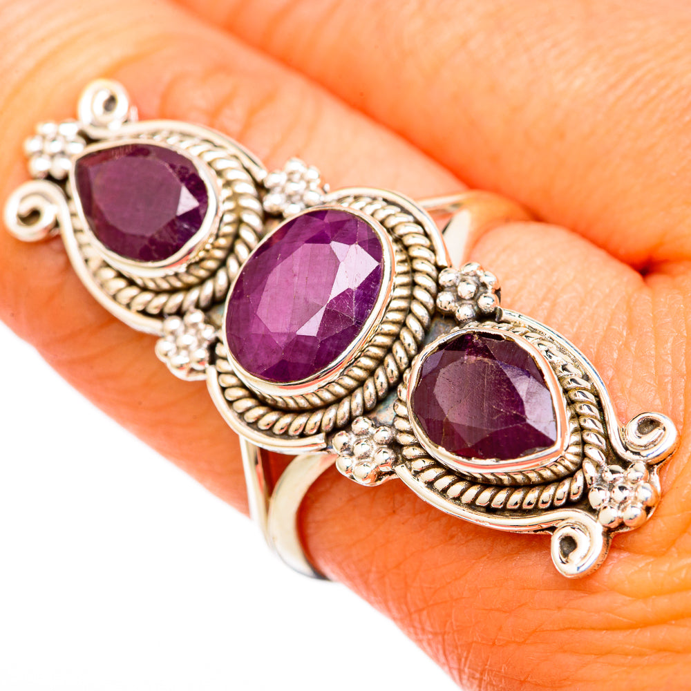 Ruby Rings handcrafted by Ana Silver Co - RING104040