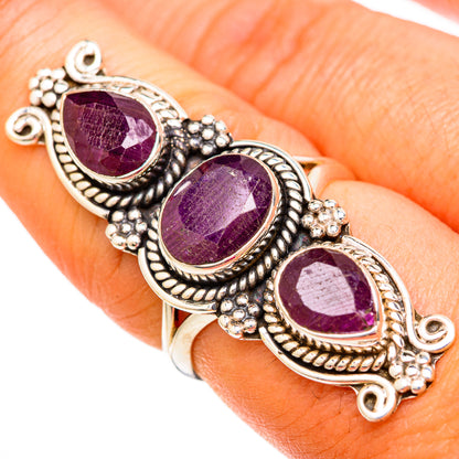 Ruby Rings handcrafted by Ana Silver Co - RING104057