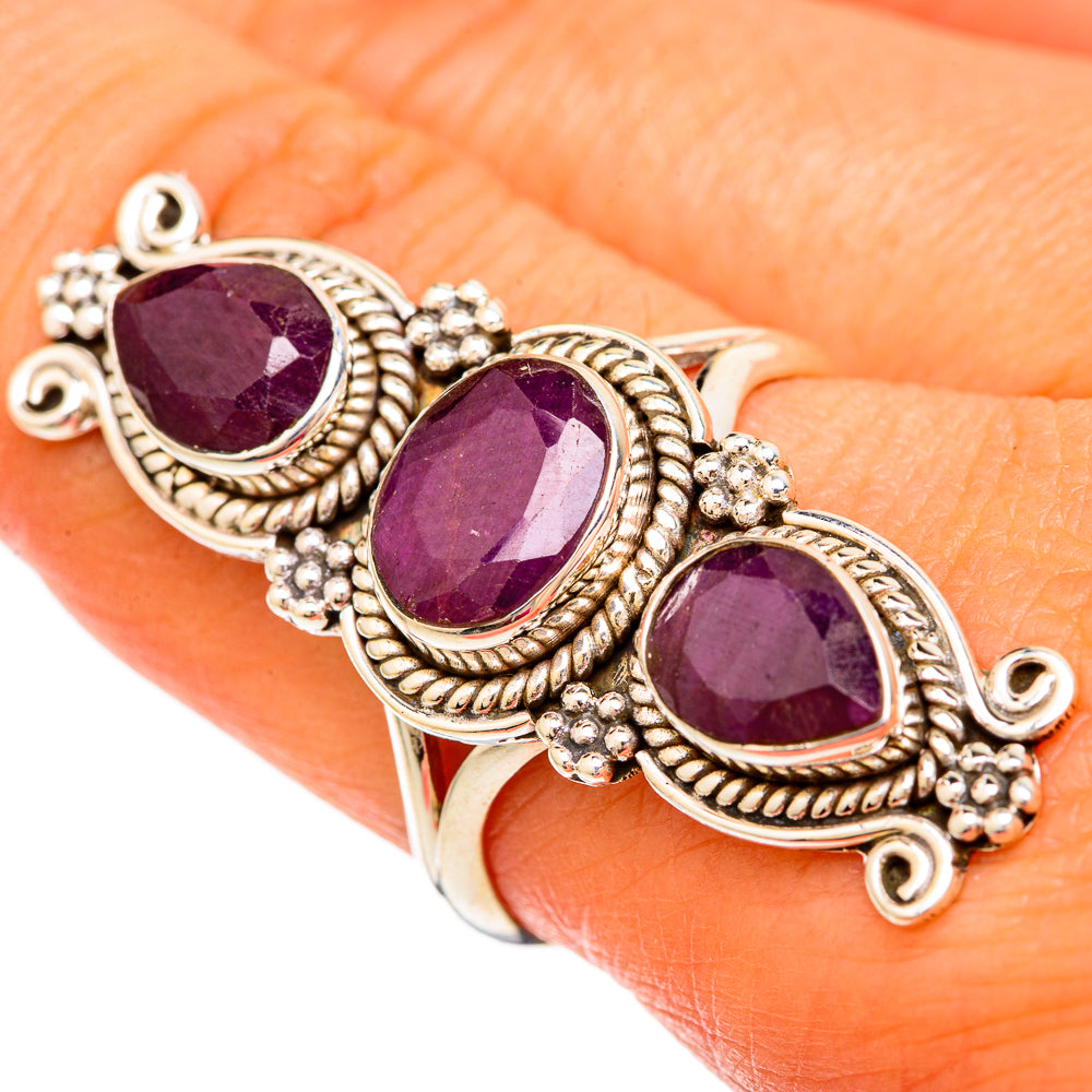 Ruby Rings handcrafted by Ana Silver Co - RING104061