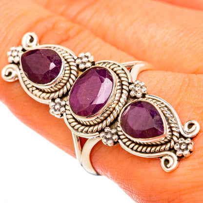 Ruby Rings handcrafted by Ana Silver Co - RING104061