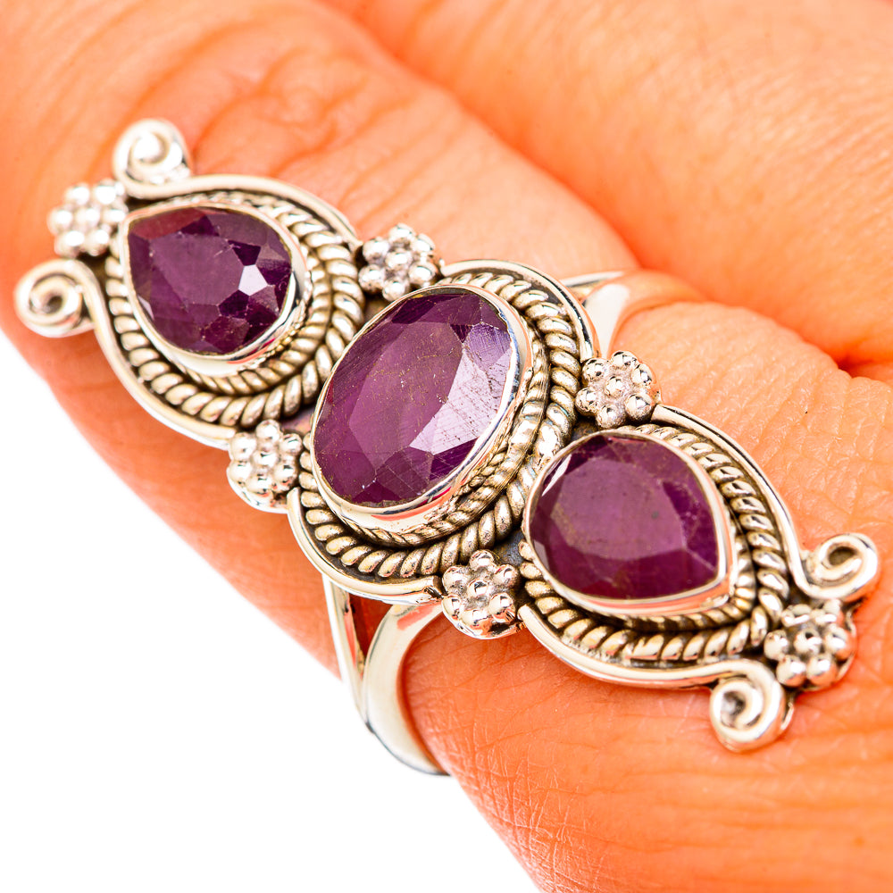 Ruby Rings handcrafted by Ana Silver Co - RING104069