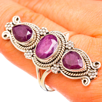 Ruby Rings handcrafted by Ana Silver Co - RING104073