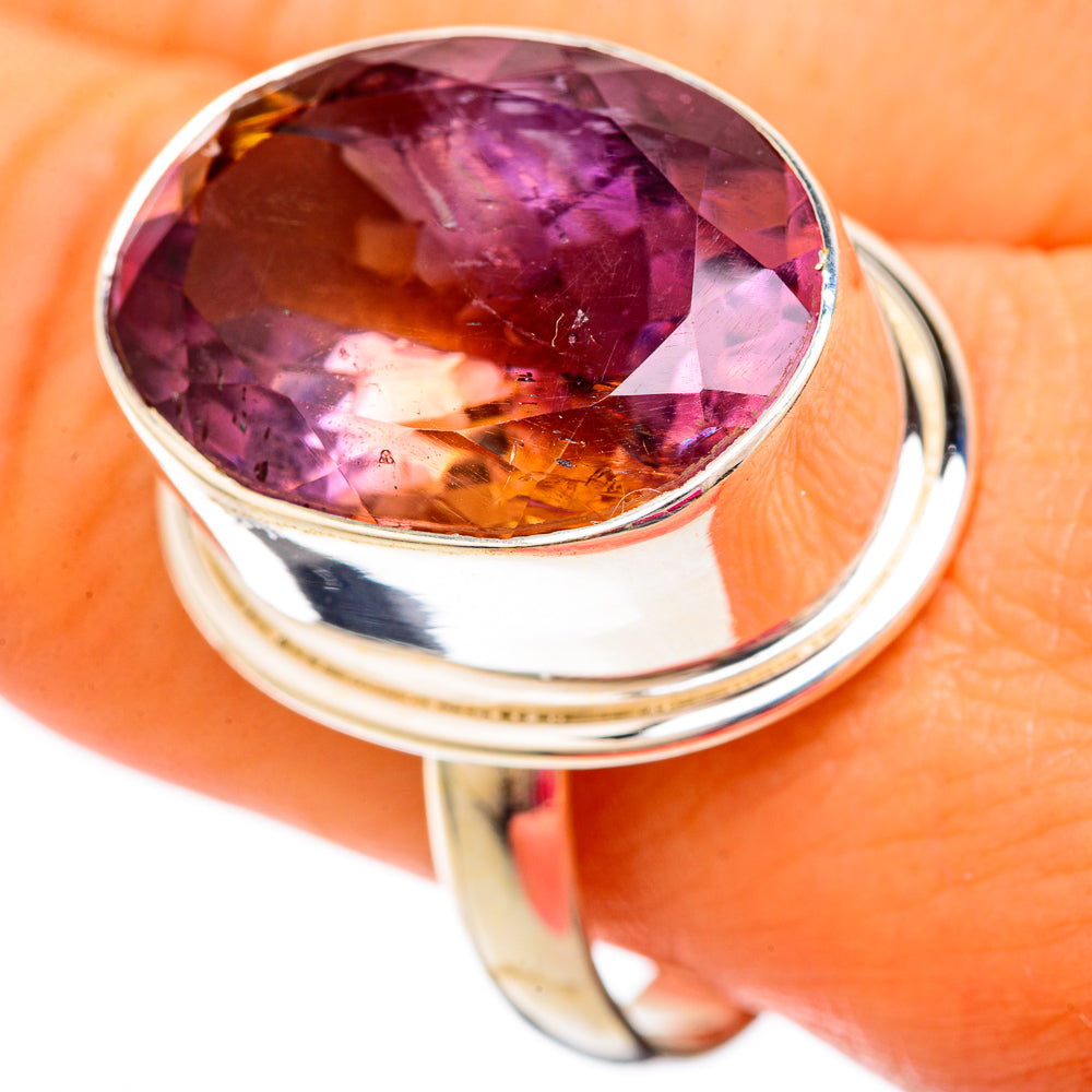 Ametrine Rings handcrafted by Ana Silver Co - RING104089