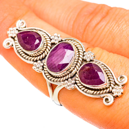 Ruby Rings handcrafted by Ana Silver Co - RING104091