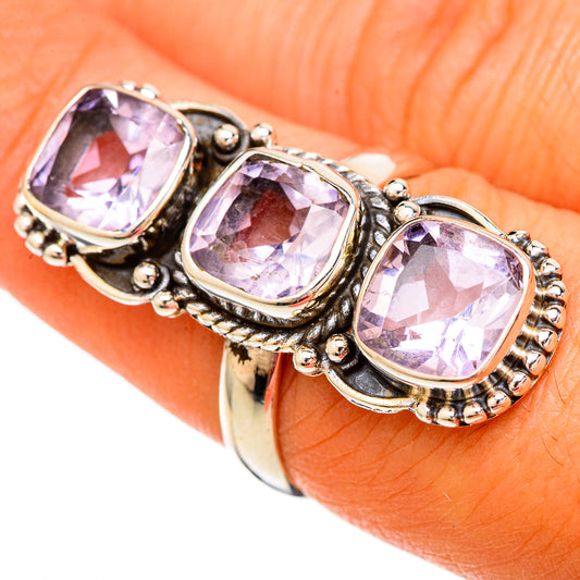 Kunzite Rings handcrafted by Ana Silver Co - RING104101