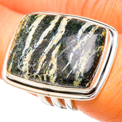 Lizard Jasper Rings handcrafted by Ana Silver Co - RING104113